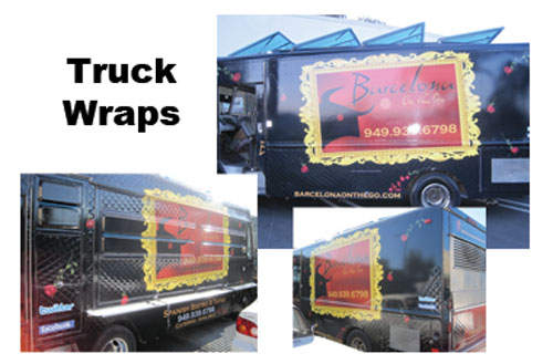 OC Taco Truck Wrap | Barcelona On The Go Wrap, Catering Truck Wraps
